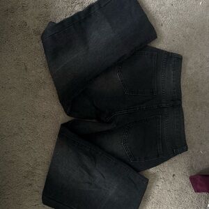 SHEIN Black Flare & Wide Leg Jeans